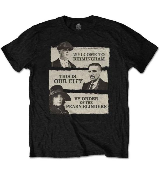 Peaky Blinders: This Is Our City - Black T-Shirt