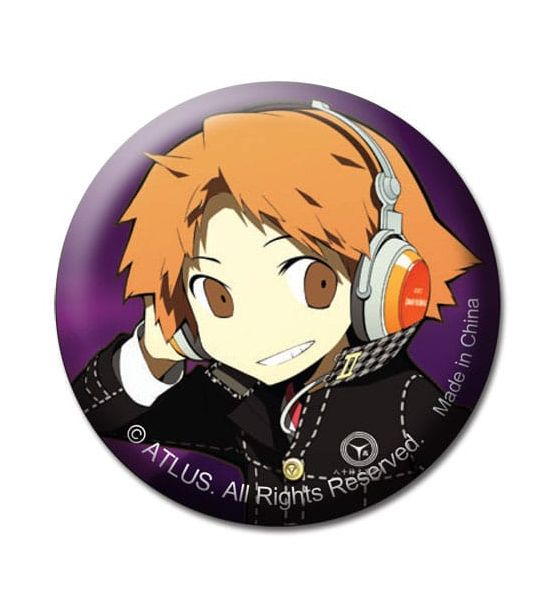 Persona Q: Yosuke Metal Pin Badge