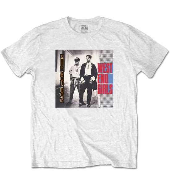 Pet Shop Boys: West End Girls - White T-Shirt