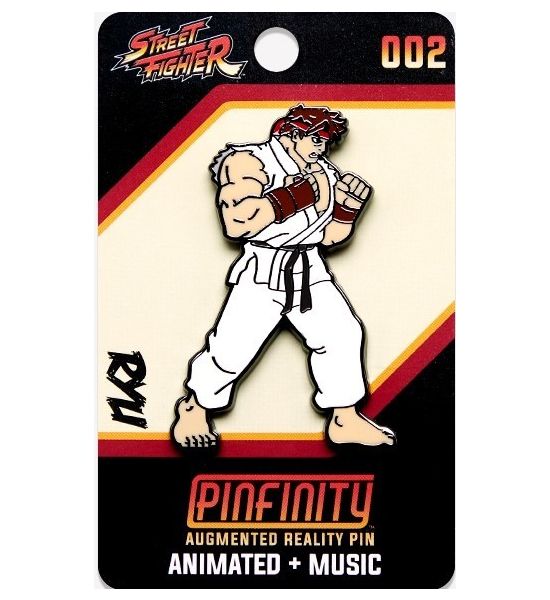 Street Fighter: Ryu Pinfinity AR Pin Badge