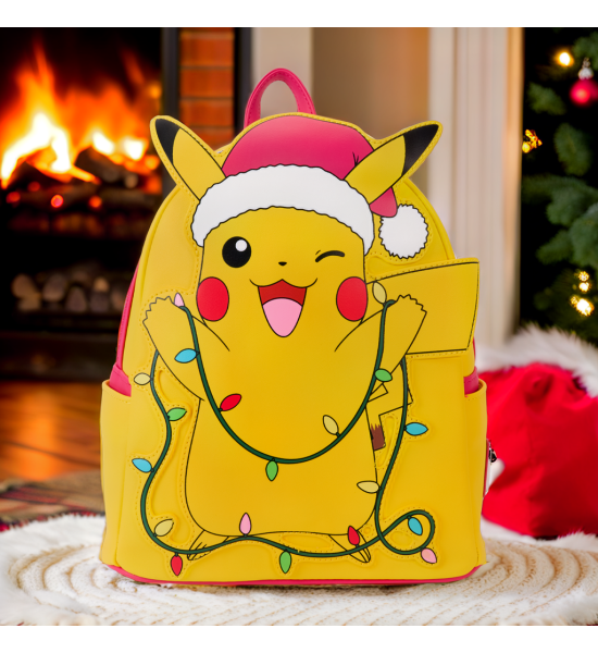 Loungefly Pokemon Holiday Pikachu Mini Backpack Merchoid