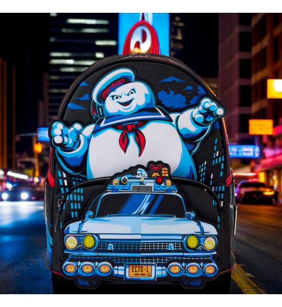 Loungefly: Ghostbusters Stay Puff Chasing Mini Backpack Preorder