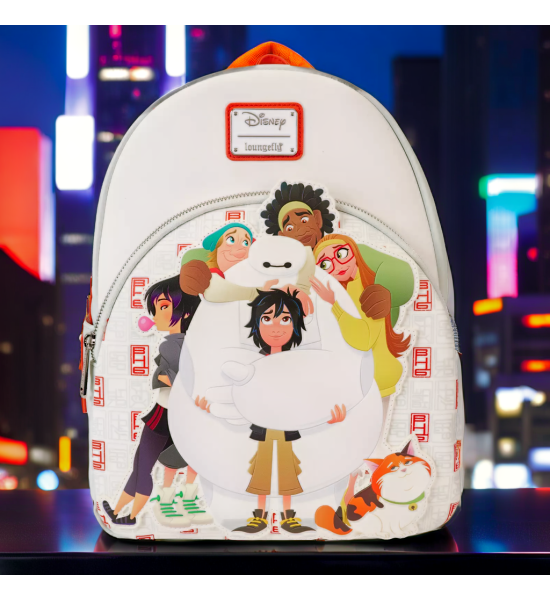 Loungefly Big Hero 6 10th Anniversary Baymax Gang Mini Rucksack Merchoid Deutschland