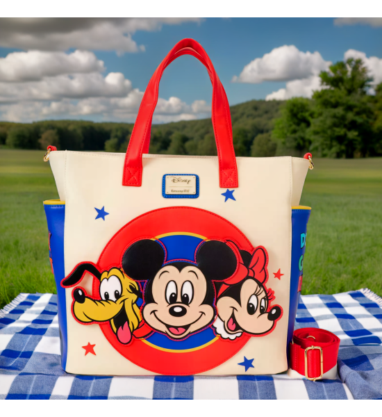 Loungefly: Disney Mickey And Friends Convertible Backpack & Tote Bag Preorder