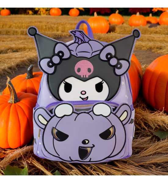 Loungefly: Sanrio Kuromi Pumpkin Mini Backpack