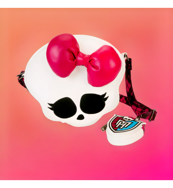 Loungefly: Mattel Monster High Skullette Figural Crossbody with Coin Bag Preorder