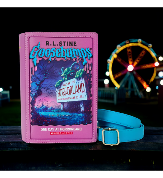 Loungefly: Goosebumps One Day At Horrorland Book Crossbody Bag Preorder