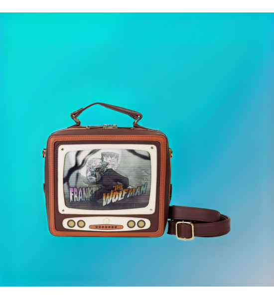 Loungefly: Universal Monsters Vintage TV Triple Lenticular Crossbody Bag Preorder