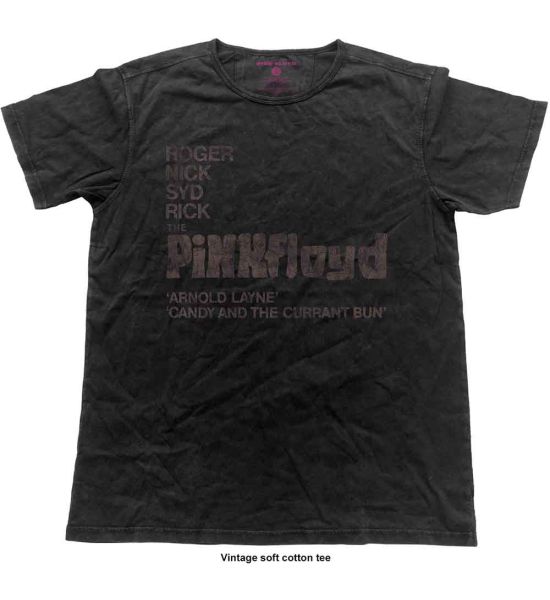 Pink Floyd: Arnold Layne Demo - Vintage Black T-Shirt