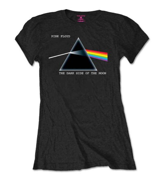 Pink Floyd: Dark Side of the Moon Courier - Black T-Shirt