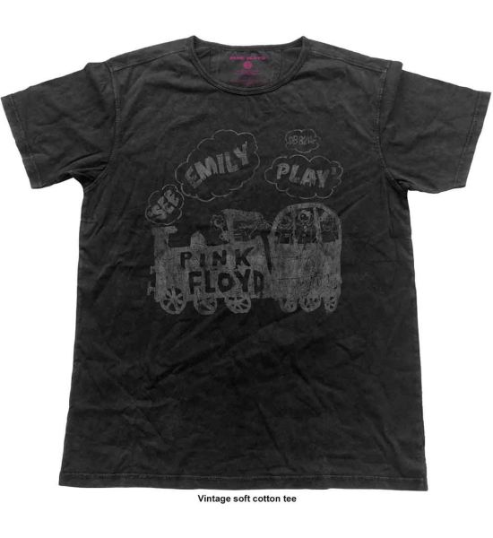 Pink Floyd: Emily - Vintage Black T-Shirt