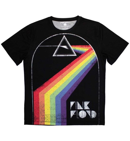 Pink Floyd: Prism Arch (Sublimation Print) - Black Sublimation T-Shirt