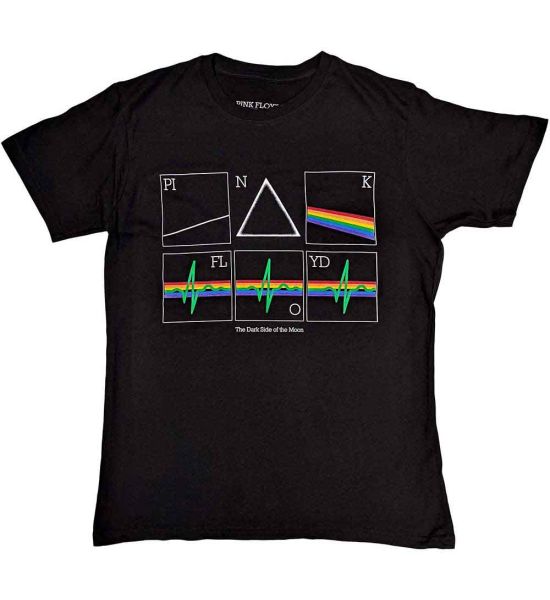 Pink Floyd: Prism Heart Beat - Black T-Shirt