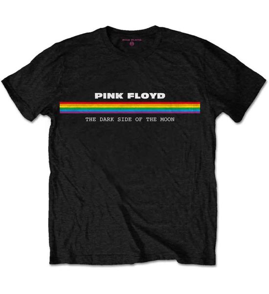 Pink Floyd: Spectrum Stripe - Black T-Shirt