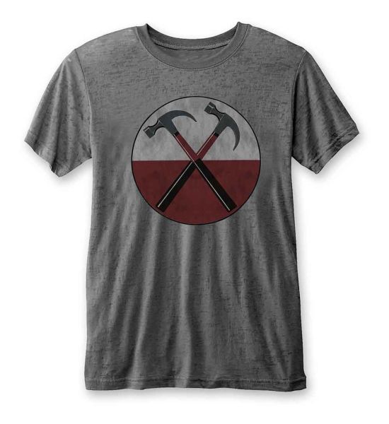 Pink Floyd: The Wall Hammers (Burnout) - Charcoal Grey T-Shirt