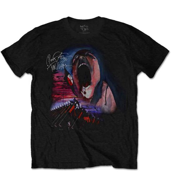 Pink Floyd: The Wall Scream & Hammers - Black T-Shirt