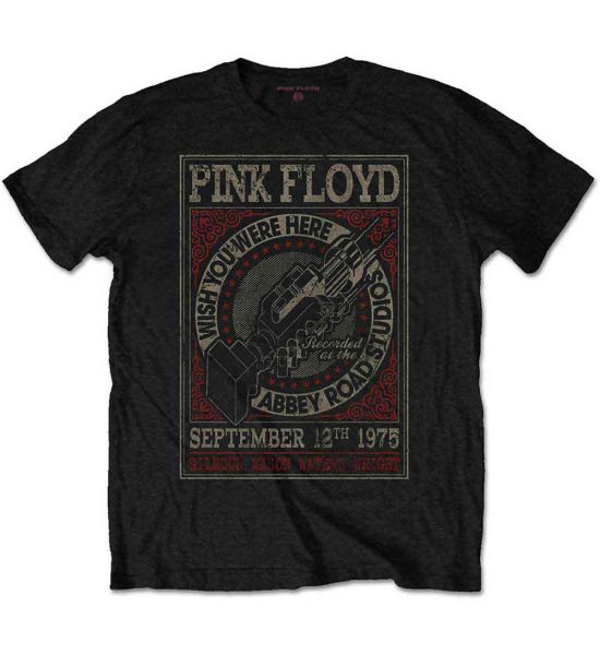 Pink Floyd: WYWH Abbey Road Studios - Black T-Shirt