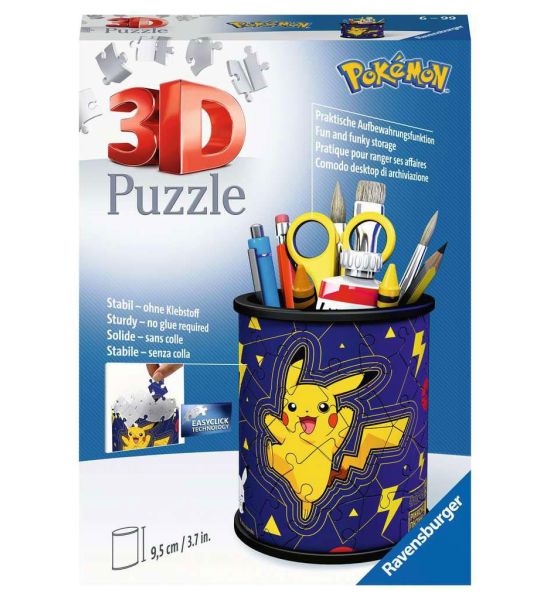 Pokémon: 3D Puzzle Pencil Holder (54 pieces) Preorder