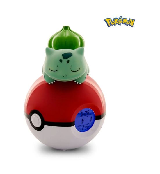 Pokémon: Bulbasaur Alarm Clock Pokeball with Light (18cm)