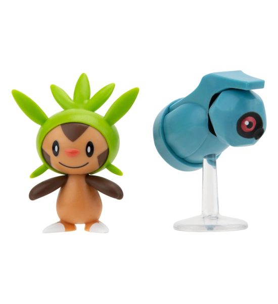 Pokémon: Chespin & Beldum Battle Figure First Partner Set Figure 2-Pack (5cm) Preorder