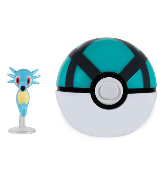 Pokémon: Horsea Clip'n'Go Poké Ball & Net Ball