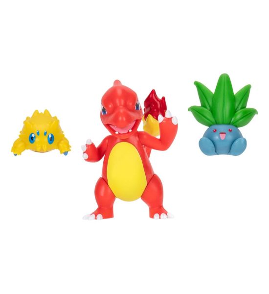 Pokémon: Joltik, Oddish, Charmeleon First Partner Battle Figure Set Figure 3-Pack Preorder