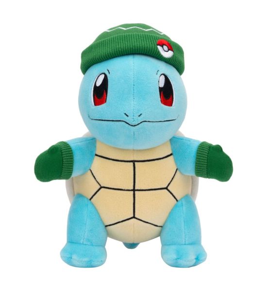 Pokémon: Squirtle Plush Figure with Green Hat and Mittens (20cm) Preorder