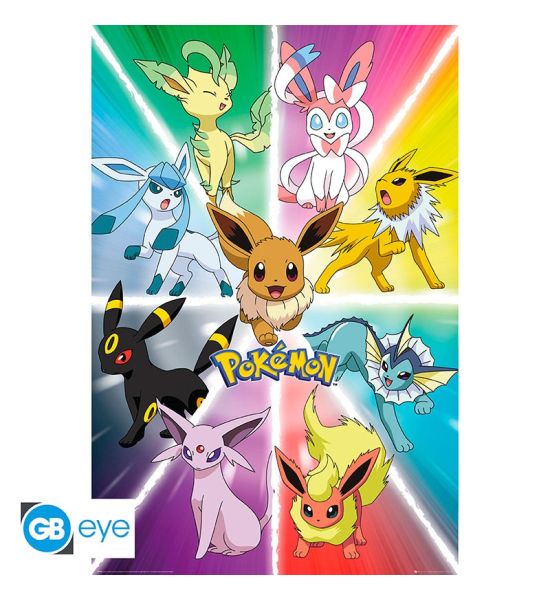 Pokemon: Eevee Evolution Poster (91.5x61cm) Preorder