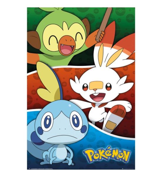 Pokemon: Galar Starters Maxi Poster (91.5x61cm) Preorder