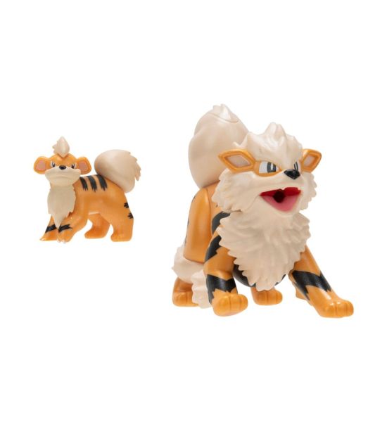 Pokemon: Growlithe & Arcanine Evolution Select Action Figures 2-Pack