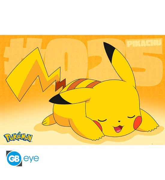 Pokemon: Pikachu Asleep Poster (91.5x61cm) Preorder