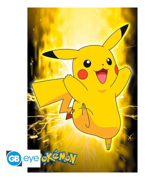 Pokemon: Pikachu Neon Poster (91.5x61cm) Preorder