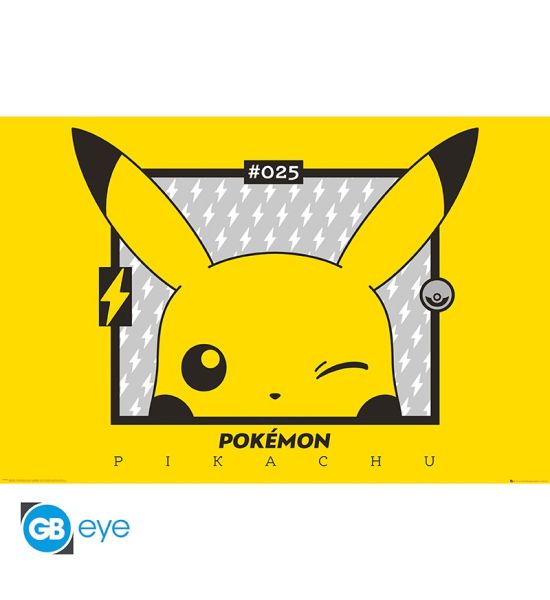 Pokemon: Pikachu Wink Poster (91.5x61cm) Preorder