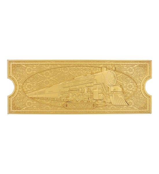 Polar Express: Replica Train Ticket Limited Edition (24k Gold Plated) Preorder