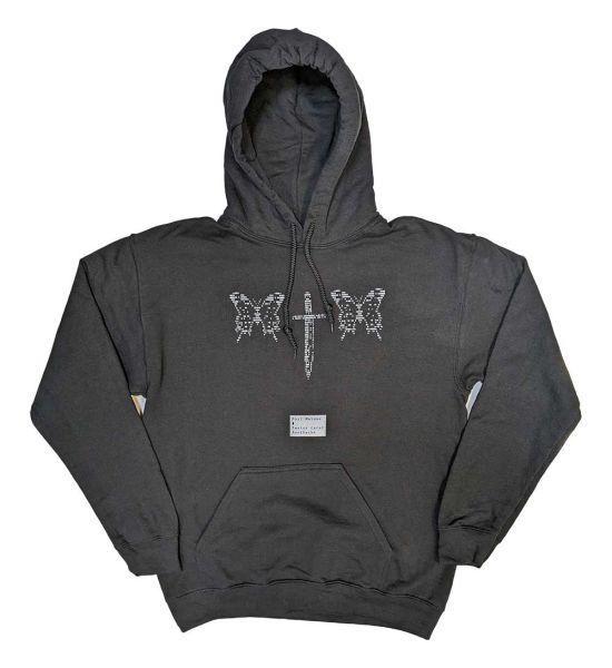 Post Malone: Butterfly Knife - Black Pullover Hoodie