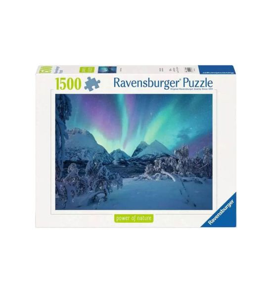 Power of Nature: When the Northern Lights Dance Jigsaw Puzzle (1500 pieces)