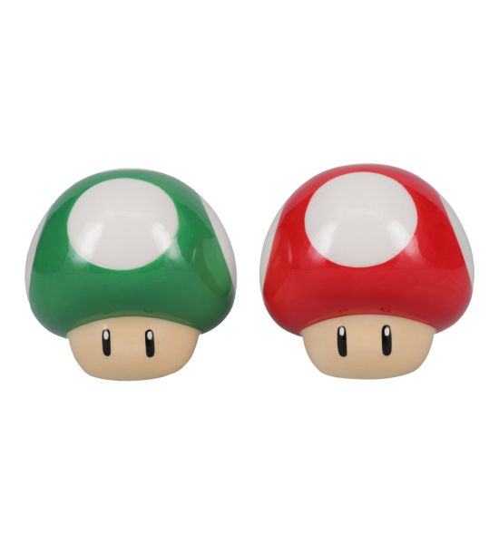 Super Mario Bros: Mushroom Salt and Pepper Shakers