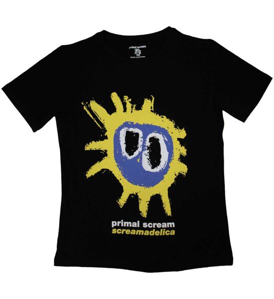 Primal Scream: Screamadelica - Ladies Black T-Shirt