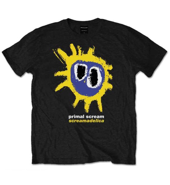 Primal Scream: Screamadelica Yellow - Black T-Shirt