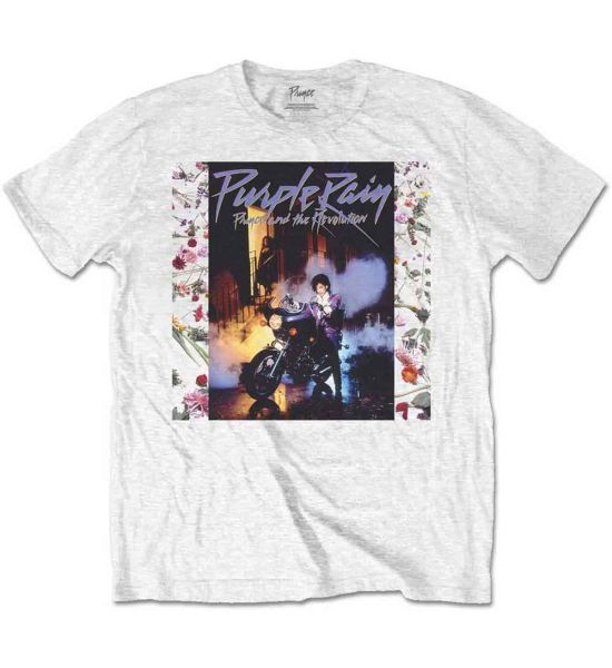 Prince: Purple Rain Album - White T-Shirt