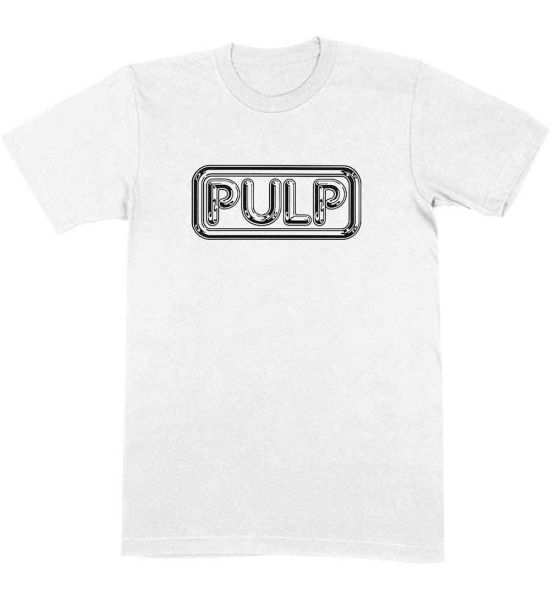 Pulp: Different Class Logo - White T-Shirt