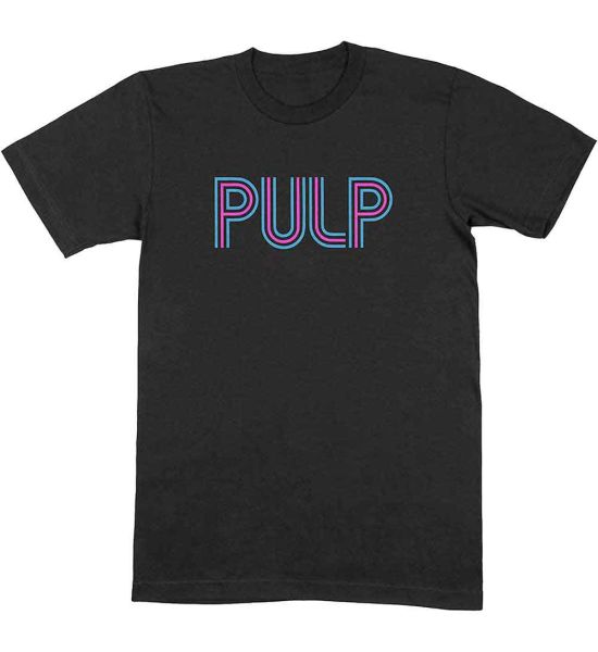 Pulp: Intro Logo - Black T-Shirt