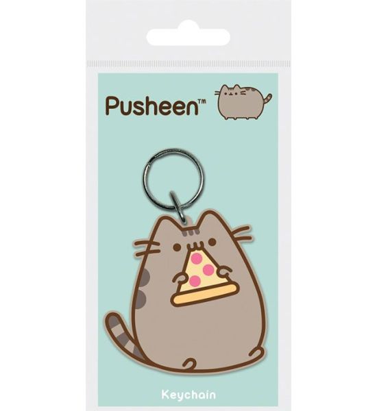 Pusheen: Pizza Rubber Keychain (6cm)