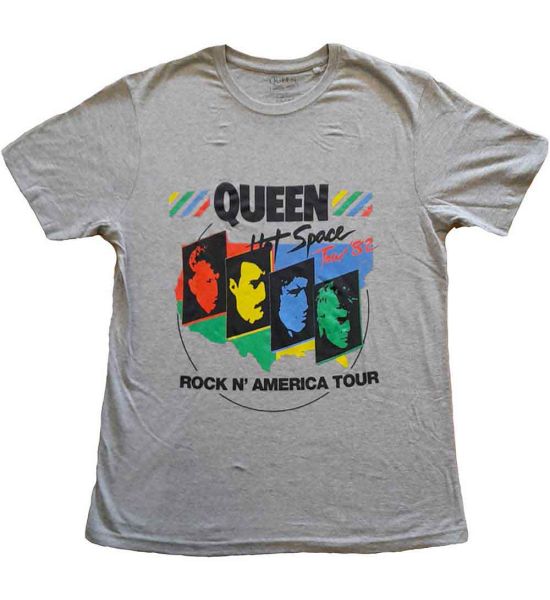 Queen: Back Chat - Grey T-Shirt