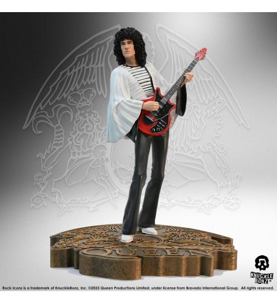 Queen: Brian May II Rock Iconz Statue (Sheer Heart Attack Era) (23cm) Preorder