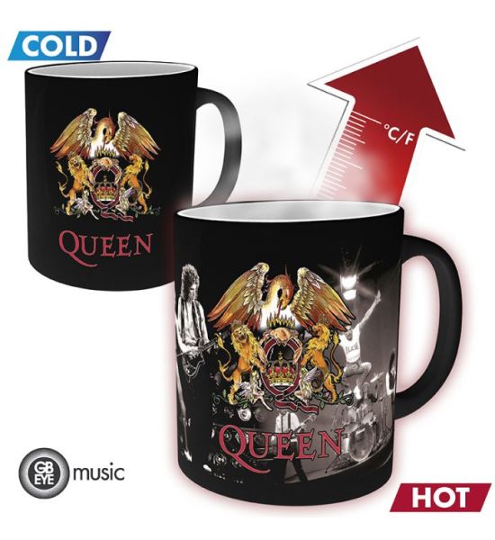 Queen: Crest Heat Change Mug - 320ml Preorder