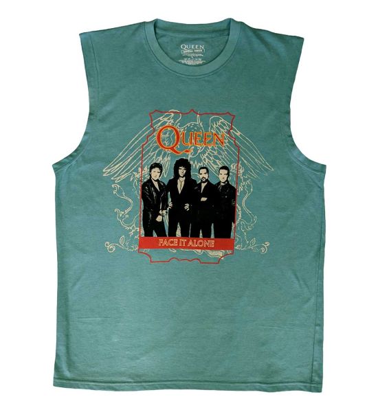 Queen: Face It Alone - Green T-Shirt