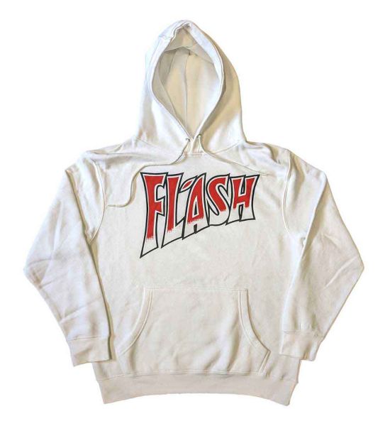 Queen: Flash - White Pullover Hoodie