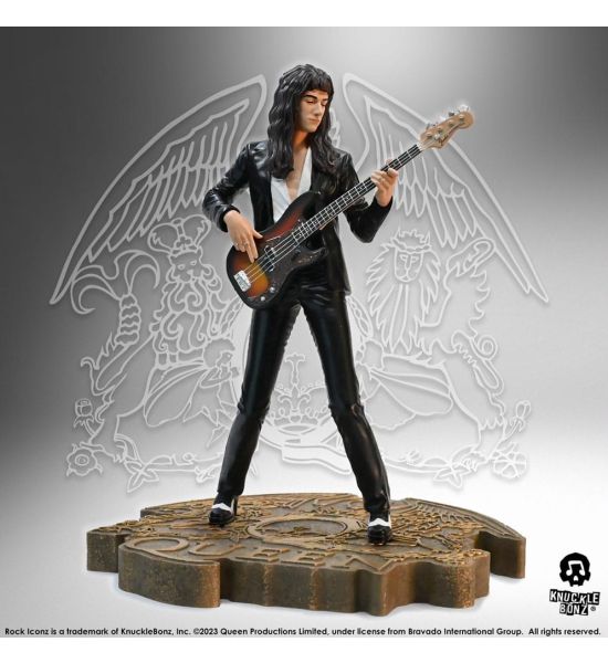 Queen: John Deacon II Rock Iconz Statue (Sheer Heart Attack Era) (23cm) Preorder