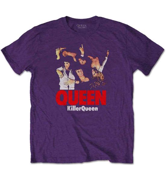 Queen: Killer Queen - Purple T-Shirt